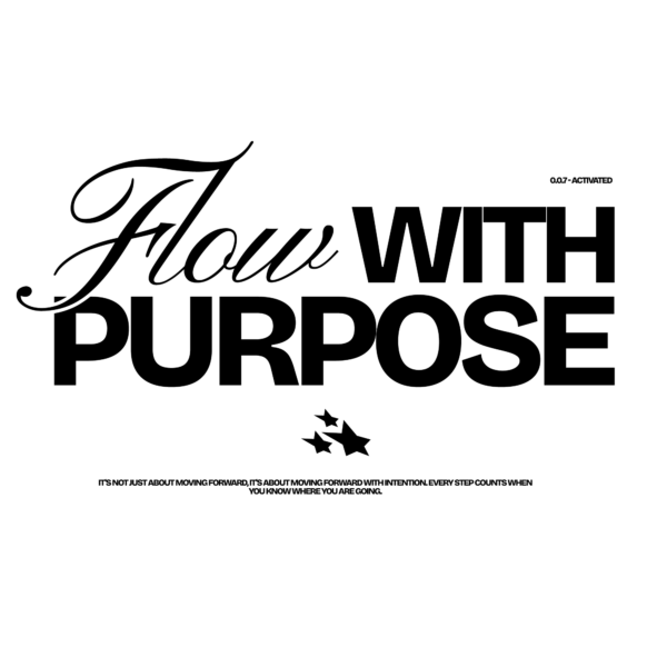 Typographic design of a motivational quote in two font types and dark tones design