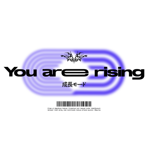 An urban composition with motivational quote in blur effect design