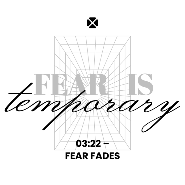 An inspirational typographic design with a perspective background design