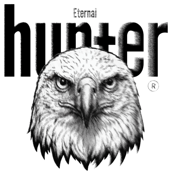 Eagle head background quote ocean effect design