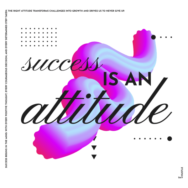 Modern gradient inspirational text composition design