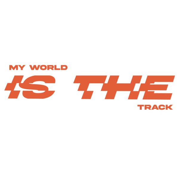 Motivational phrase in orange color design