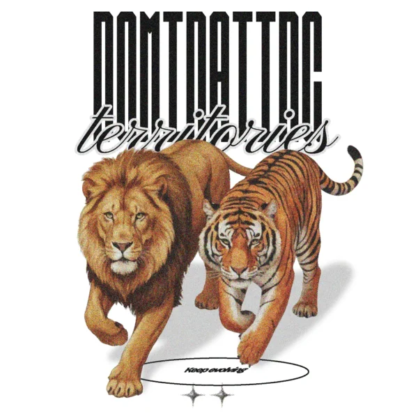 Dominant territories lion tiger design