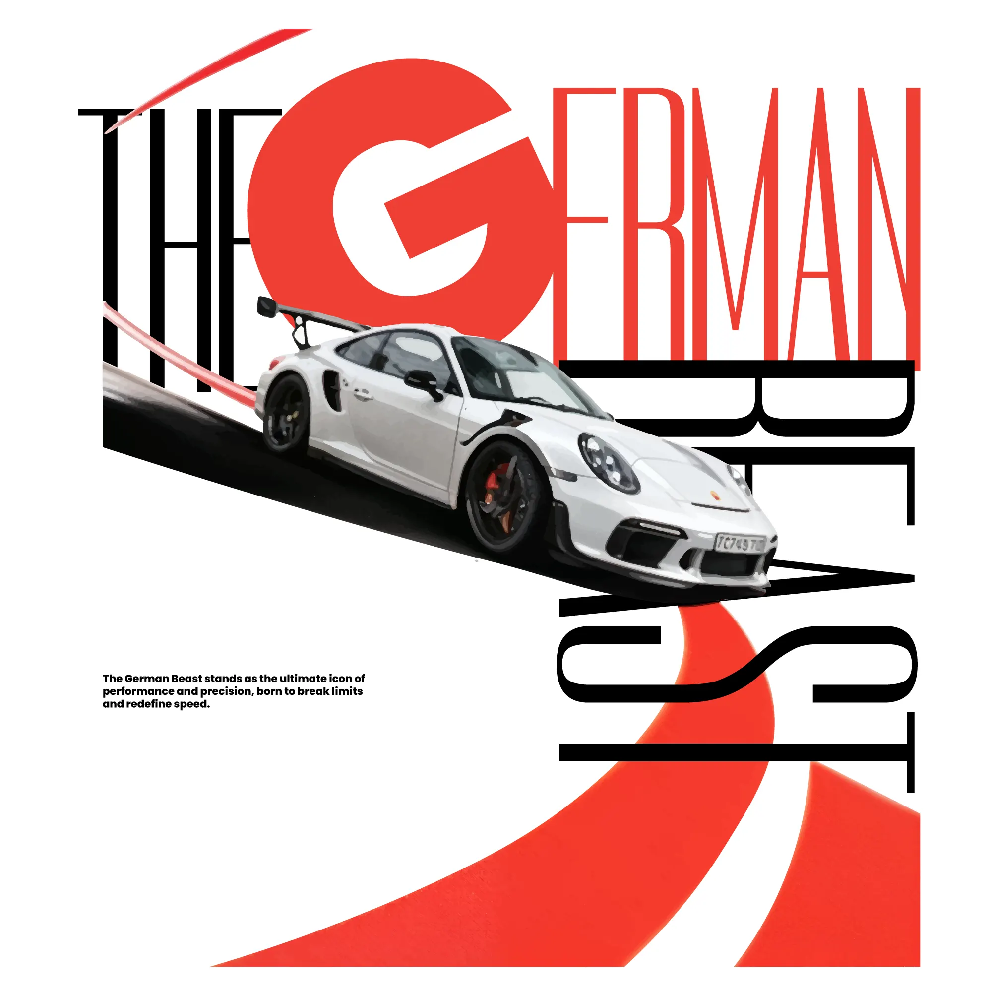 the-german-beast-supercar-typography-design
