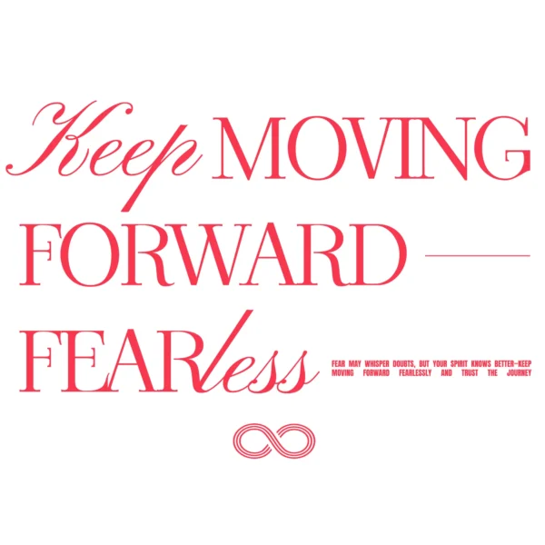 Elegant script serif inspirational quote design