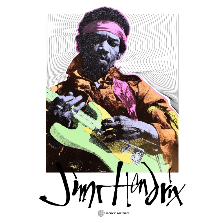 Jimi Hendrix rock guitarist design
